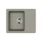 EVIDO HOME 45 S Compact gránit mosogató, 575 x 460 mm, platina