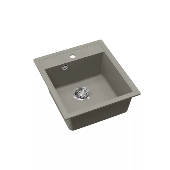 EVIDO EASY 45 gránit mosogató, 460 x 515 mm, platina
