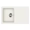 EVIDO HOME 45 S gránit mosogató, 765 x 460 mm, fehér