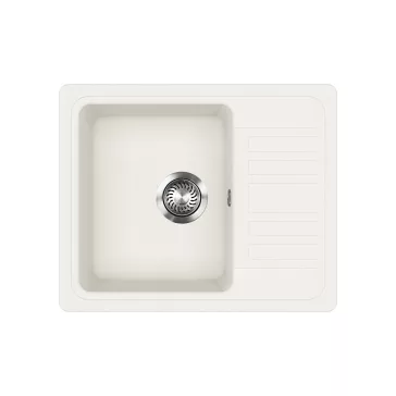   EVIDO HOME 45 S Compact gránit mosogató, 575 x 460 mm, fehér