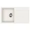 EVIDO EASY 45 S gránit mosogató, 760 x 440 mm, fehér