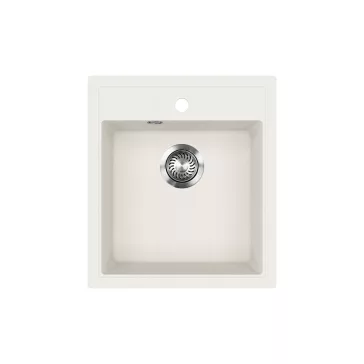 EVIDO EASY 45 gránit mosogató, 460 x 515 mm, fehér