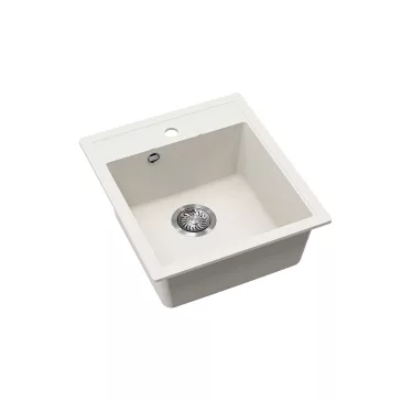 EVIDO EASY 45 gránit mosogató, 460 x 515 mm, fehér