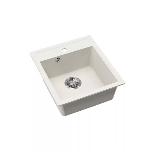EVIDO EASY 45 gránit mosogató, 460 x 515 mm, fehér