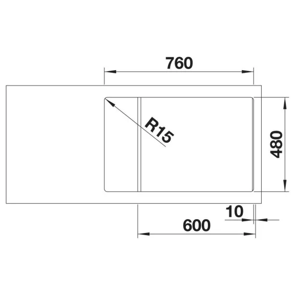 BLANCO ZIA XL 6 S Compact SILGRANIT mosogató, fehér
