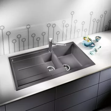 BLANCO METRA 6 S SILGRANIT mosogató, fekete
