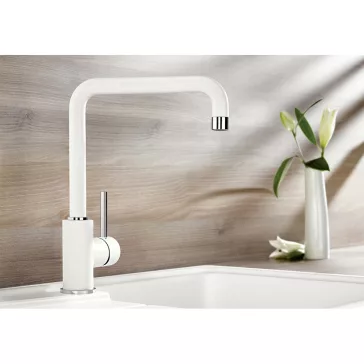 BLANCO MILI csaptelep, fekete, SILGRANIT-Look, HD