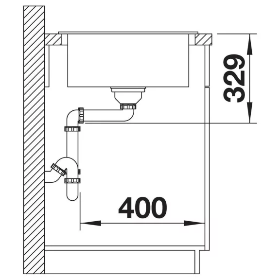 BLANCO SONA 5 S SILGRANIT mosogató, vulkánszürke