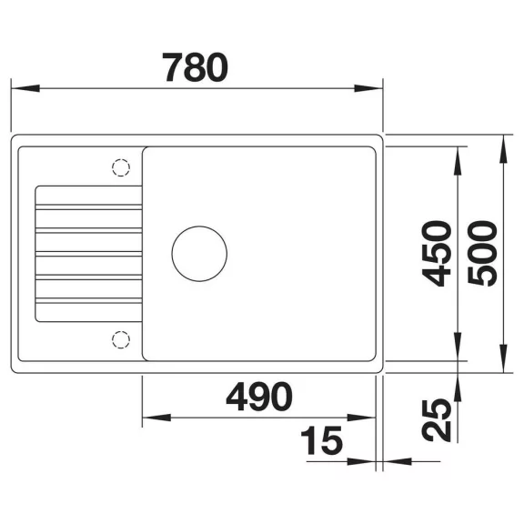 BLANCO ZIA XL 6 S Compact SILGRANIT mosogató, vulkánszürke