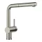 BLANCO LINUS-S kihúzható fejes csaptelep, satin platinum, HD