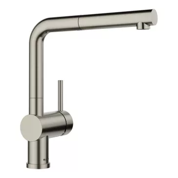   BLANCO LINUS-S kihúzható fejes csaptelep, satin platinum, HD