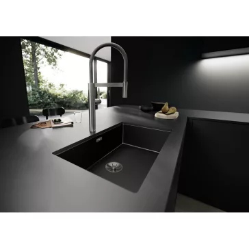   BLANCOCULINA-S II kihúzható fejes csaptelep, satin platinum, HD