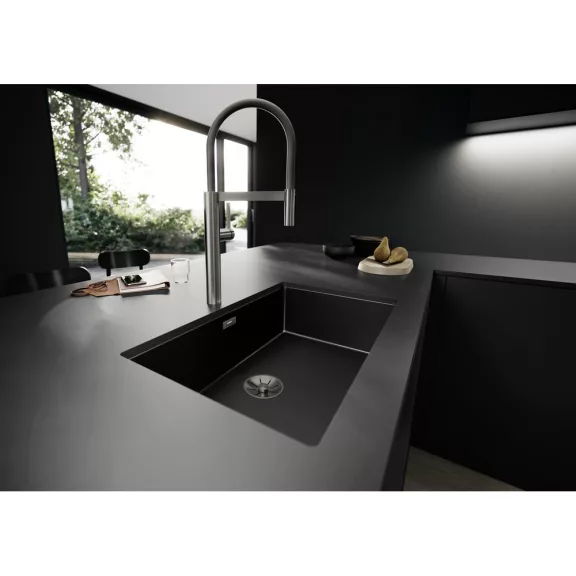 BLANCOCULINA-S II kihúzható fejes csaptelep, satin platinum, HD