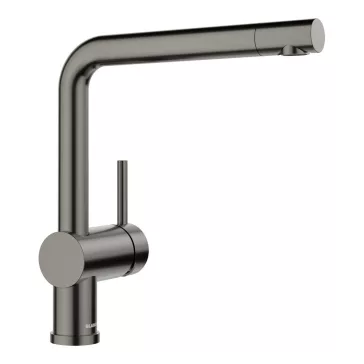 BLANCO LINUS csaptelep, satin dark steel, HD