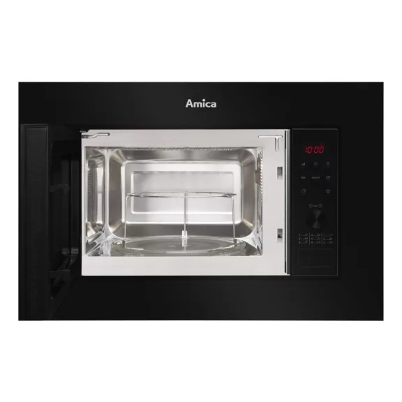 Amica AMGB20E2GB beépíthető mikrohullámú sütő| 20l | Fekete