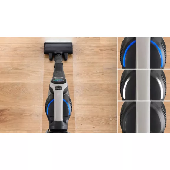 BOSCH BBS1041GQC Akkumulátoros porszívó | Unlimited 10 | 18 V / 4 Ah Li-Ion akku | MicroClean | Gyorstöltő | Grafit