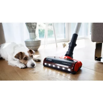   BOSCH BBS711ANM Serie|7 Akkumulátoros Porszívó | Unlimited 7 | 18 V / 3 Ah Li-Ion akku | ProAnimal | Piros