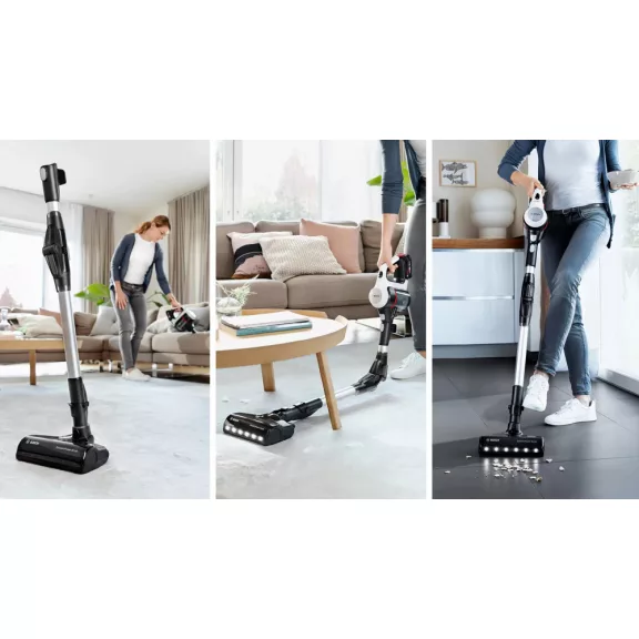 BOSCH BBS711W Serie|7 Akkumulátoros porszívó | Unlimited 7 | 18 V / 3 Ah Li-Ion akku | Fehér