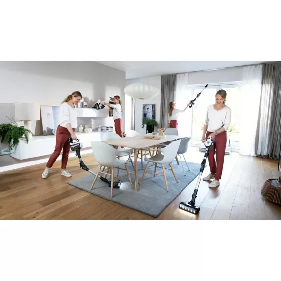 BOSCH BBS711W Serie|7 Akkumulátoros porszívó | Unlimited 7 | 18 V / 3 Ah Li-Ion akku | Fehér