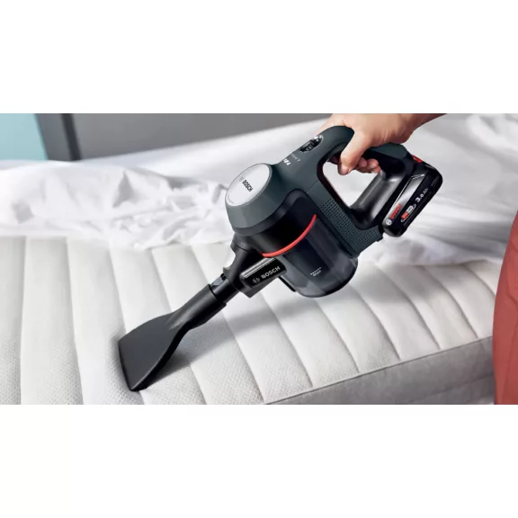 BOSCH BBS712A Serie|7 Akkumulátoros porszívó | Unlimited 7 | 2 db 18 V / 3 Ah Li-Ion akku | Szürke