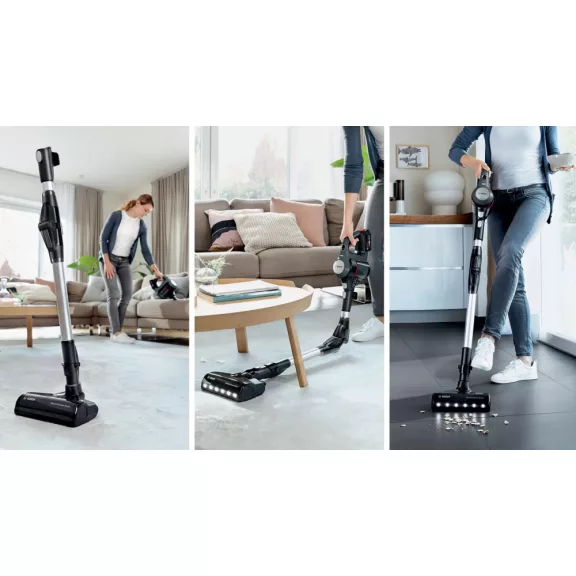 BOSCH BBS712A Serie|7 Akkumulátoros porszívó | Unlimited 7 | 2 db 18 V / 3 Ah Li-Ion akku | Szürke