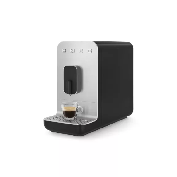 SMEG AUTOMATA KÁVÉFŐZŐ, Collezione design, matt fekete