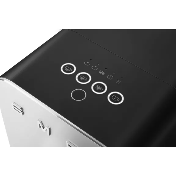 SMEG AUTOMATA KÁVÉFŐZŐ, Collezione design, matt fekete