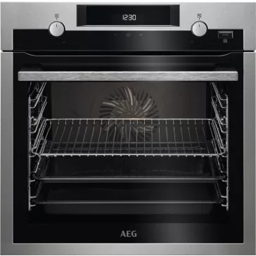   AEG BCE455350M SteamBake Beépíthető sütő gőz funkcióval | LED | 71l | Katalitikus | Inox
