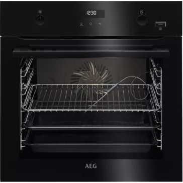   AEG BCE556350B SteamBake Beépíthető sütő gőz funkcióval | LED | 71l | Katalitikus |Fekete