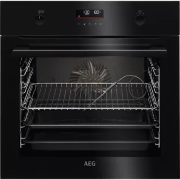   AEG BCE556360B SteamBake Beépíthető sütő gőz funkcióval| LED | 71l | Katalitikus | Fekete