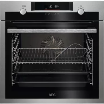   AEG BCE556360M SteamBake Beépíthető sütő gőz funkcióval | LED | 71l | Katalitikus | Inox
