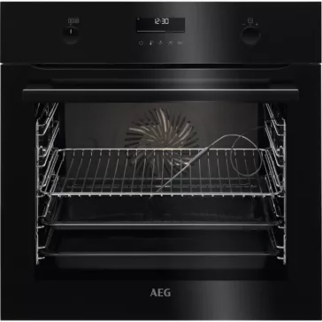   AEG BCE558370B Beépíthető sütő gőz funkcióval | Fekete