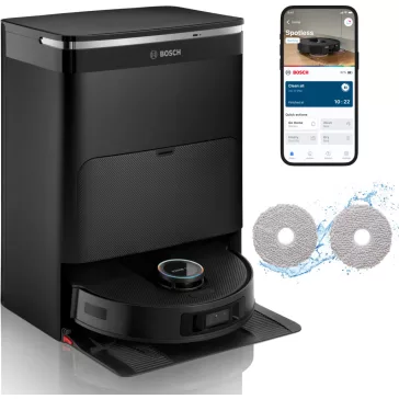   Bosch BCRDW3BX Spotless Max Cam robotporszívó és felmosó | Fekete