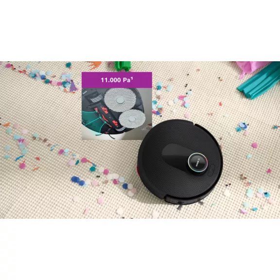 Bosch BCRDW3BX Spotless Max Cam robotporszívó és felmosó | Fekete