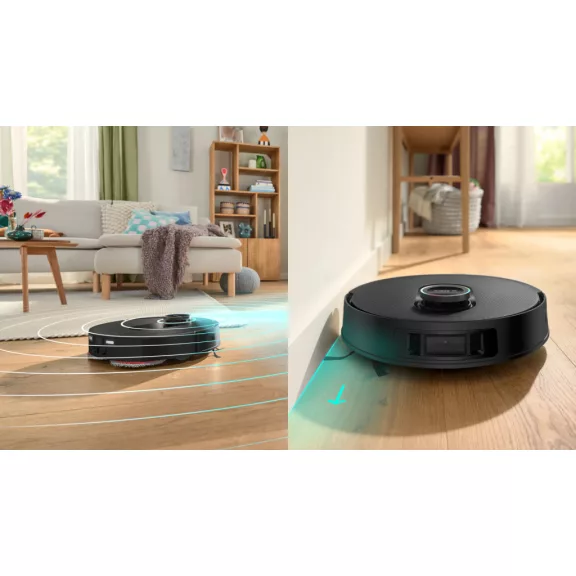Bosch BCRDW3BX Spotless Max Cam robotporszívó és felmosó | Fekete