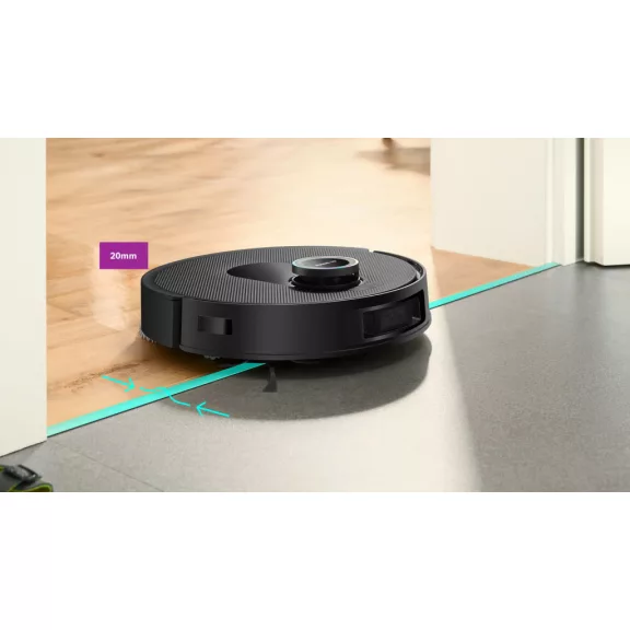 Bosch BCRDW3BX Spotless Max Cam robotporszívó és felmosó | Fekete