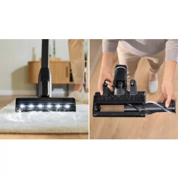   BOSCH BCS1041PET Akkumulátoros porszívó | Unlimited 10 | 18 V / 4 Ah Li-Ion akku | ProAnimal | Vörös