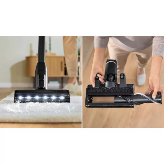 BOSCH BCS1041PET Akkumulátoros porszívó | Unlimited 10 | 18 V / 4 Ah Li-Ion akku | ProAnimal | Vörös