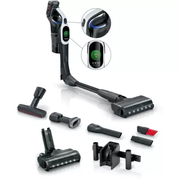   BOSCH BCS1041WAC Akkumulátoros porszívó | Unlimited 10 | 18 V / 4 Ah Li-Ion akku | Fehér