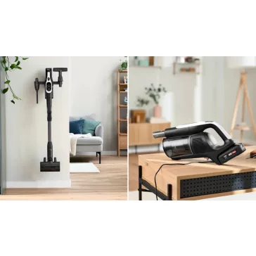   BOSCH BCS1041WAC Akkumulátoros porszívó | Unlimited 10 | 18 V / 4 Ah Li-Ion akku | Fehér
