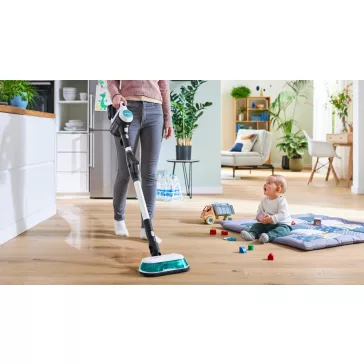   BOSCH BCS71HYG3 Serie|7 ProHygienic Aqua Akkumulátoros porszívó | Unlimited 7 | 18 V / 3 Ah Li-Ion akku | Fehér