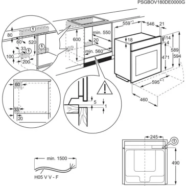 AEG BEB351110M Beépíthető sütő gőz funkcióval  | Inox