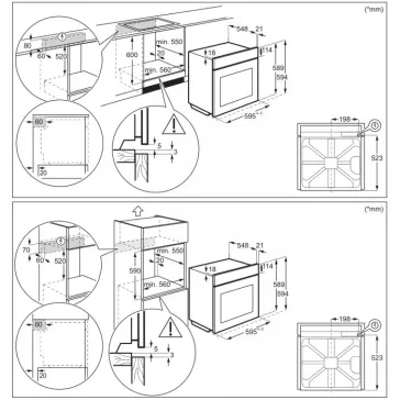 AEG BES33111XM Beépíthető sütő | Inox