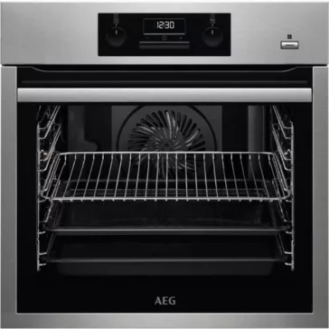   AEG BES351110M SteamBake Beépíthető sütő gőz funkcióval | LED | 71l | Aqua Clean |Inox