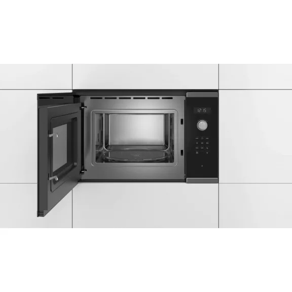 BOSCH BFL554MS0 Serie|6 Beépíthető mikrohullámú sütő | Nemesacél