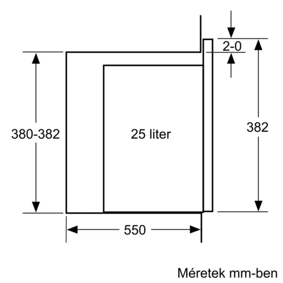 BOSCH BFL554MS0 Serie|6 Beépíthető mikrohullámú sütő | Nemesacél