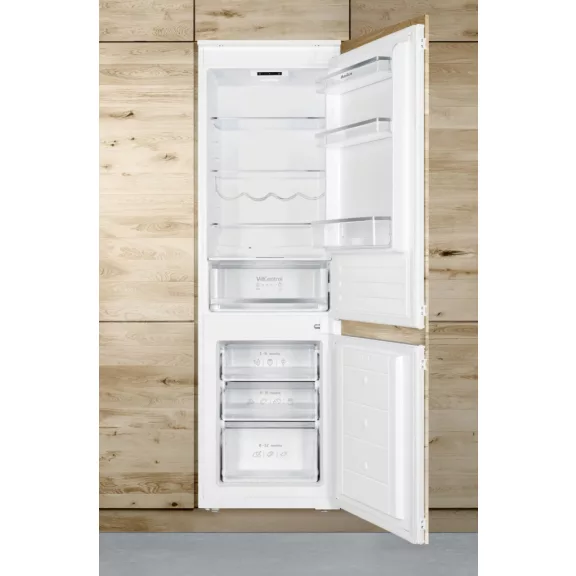Amica BK3265.4UiAA Beépíthető kombinált alulfagyasztós hűtőszekrény | No Frost | 176,9 cm magas
