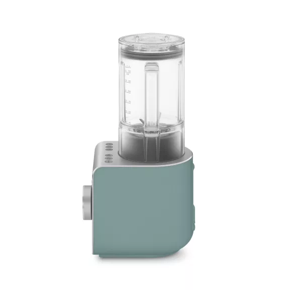 SMEG NAGY TELJESÍTMÉNYŰ TURMIXGÉP, Collezione design, vákuumszivattyú alaptartozék, matt smaragdzöld