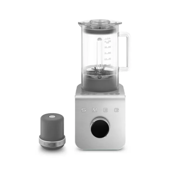 SMEG NAGY TELJESÍTMÉNYŰ TURMIXGÉP, Collezione design, vákuumszivattyú alaptartozék, matt smaragdzöld
