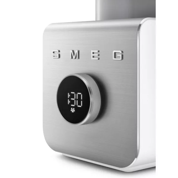 SMEG NAGY TELJESÍTMÉNYŰ TURMIXGÉP, Collezione design, vákuumszivattyú alaptartozék, matt fehér